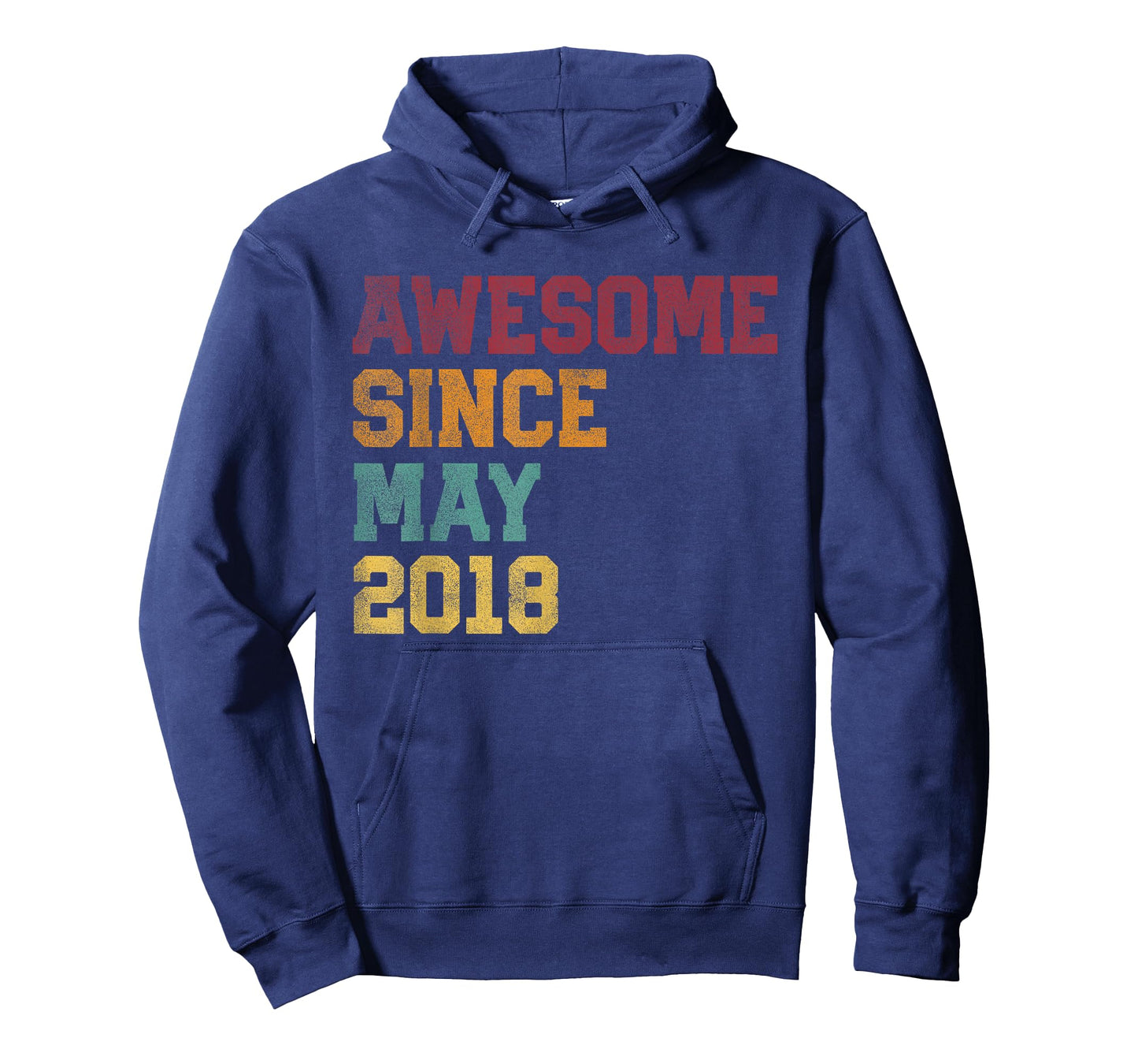 Awesome Since May 2018 8th Birthday 8 Years Old - Retro T-Shirt