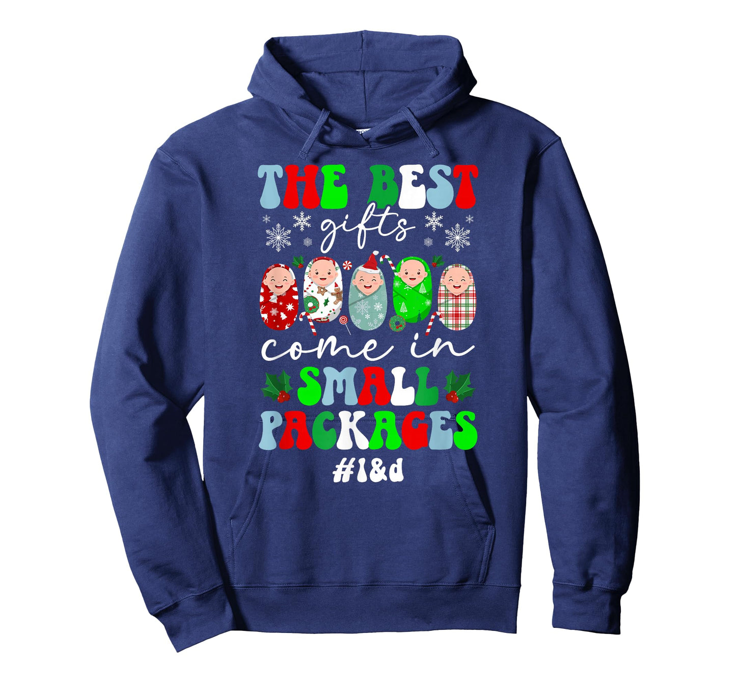 L&D Nurse Christmas Labor and Delivery Nurse Xmas Party T-Shirt
