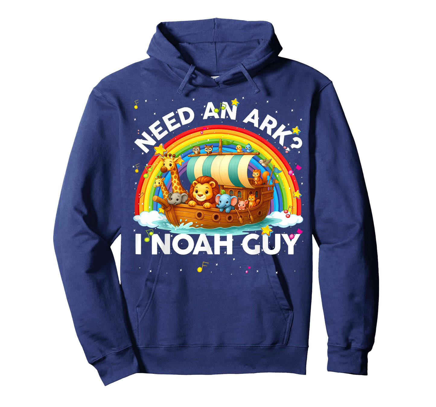 Need an Ark I Noah Guy Christian Bible Animals Rainbow Kids T-Shirt