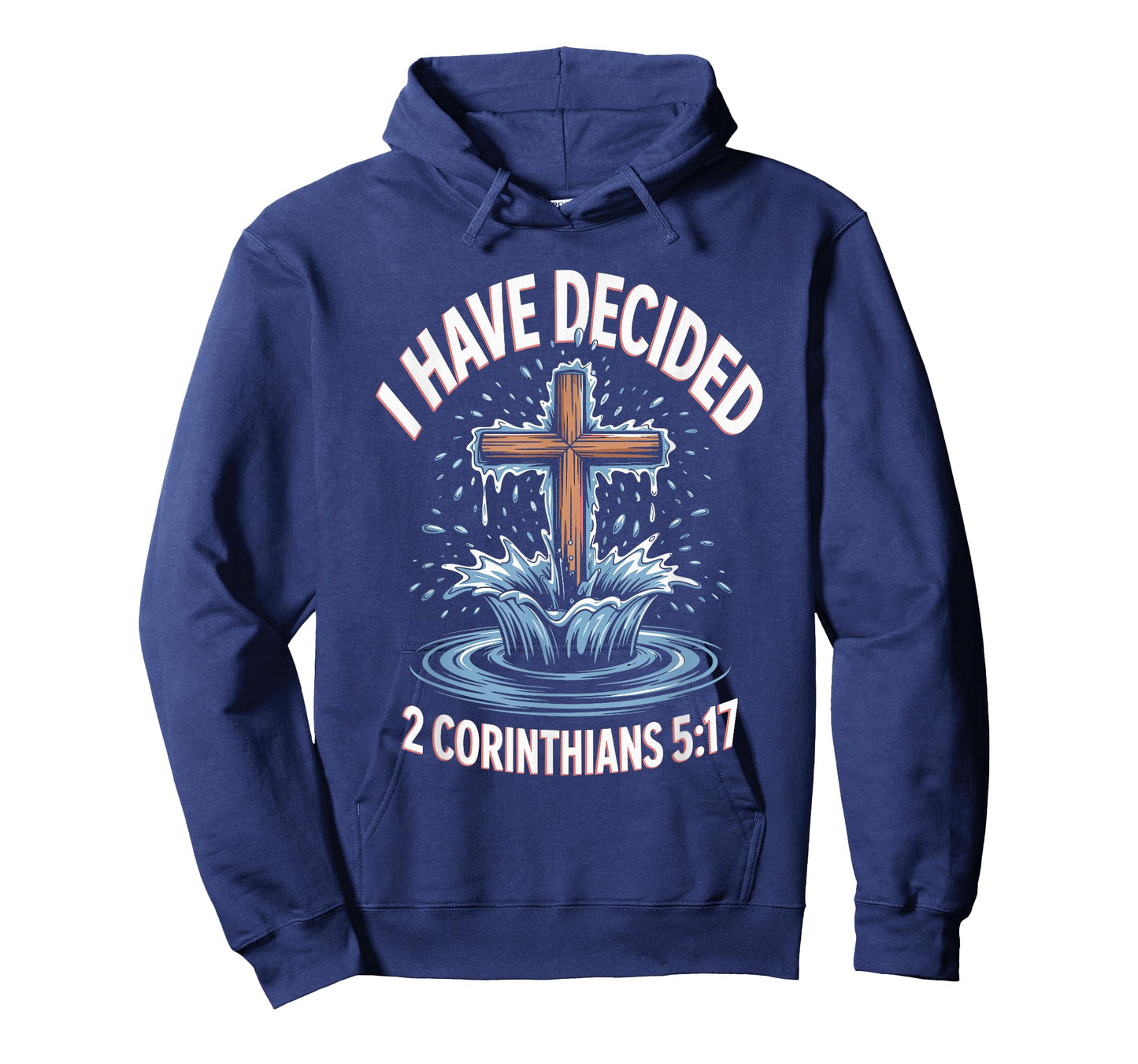 Decided Jesus Water Baptism Christian Baptized T-Shirt