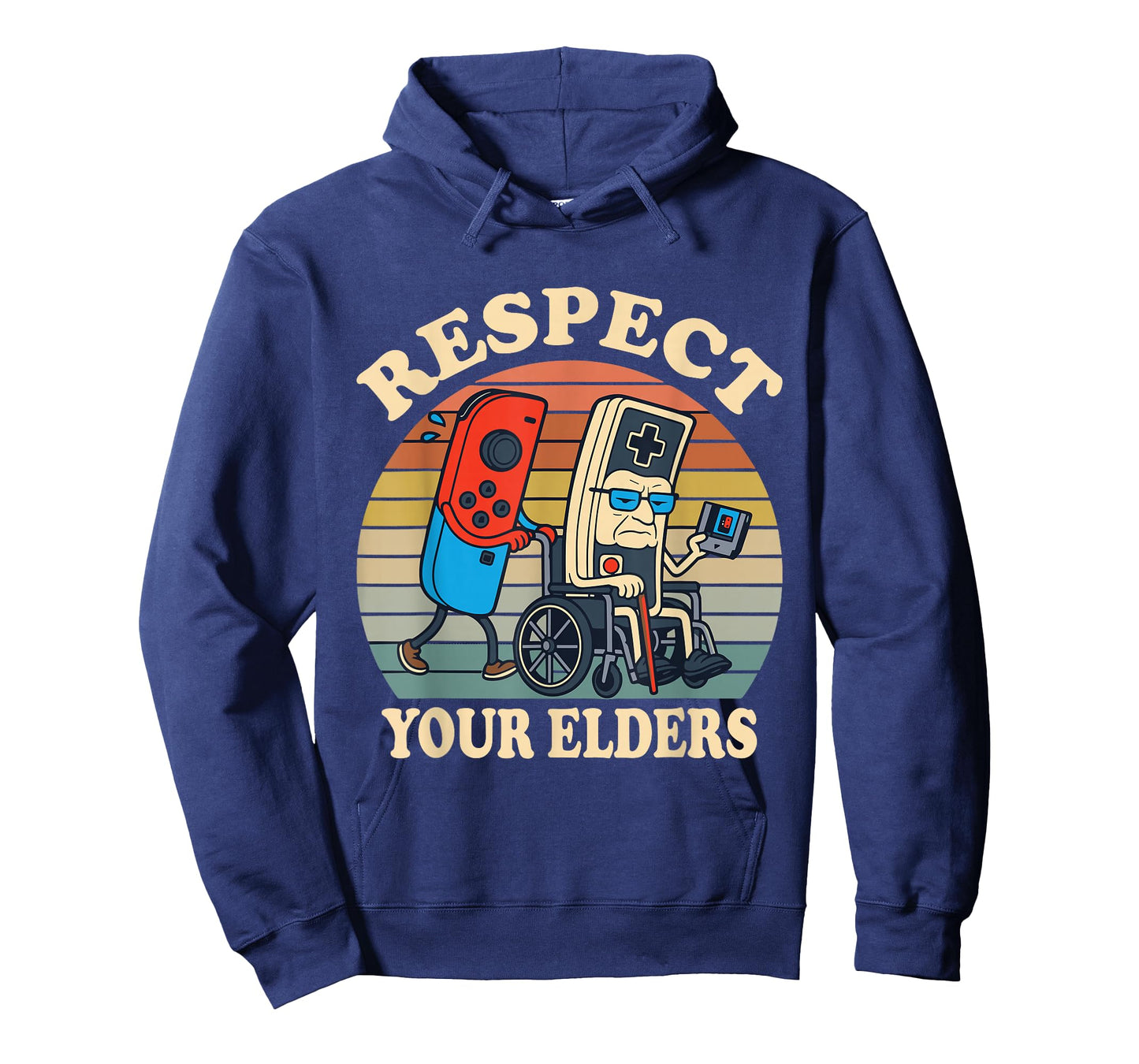 Respect Your Elders Retro Gaming Funny Controller 80s T-Shirt