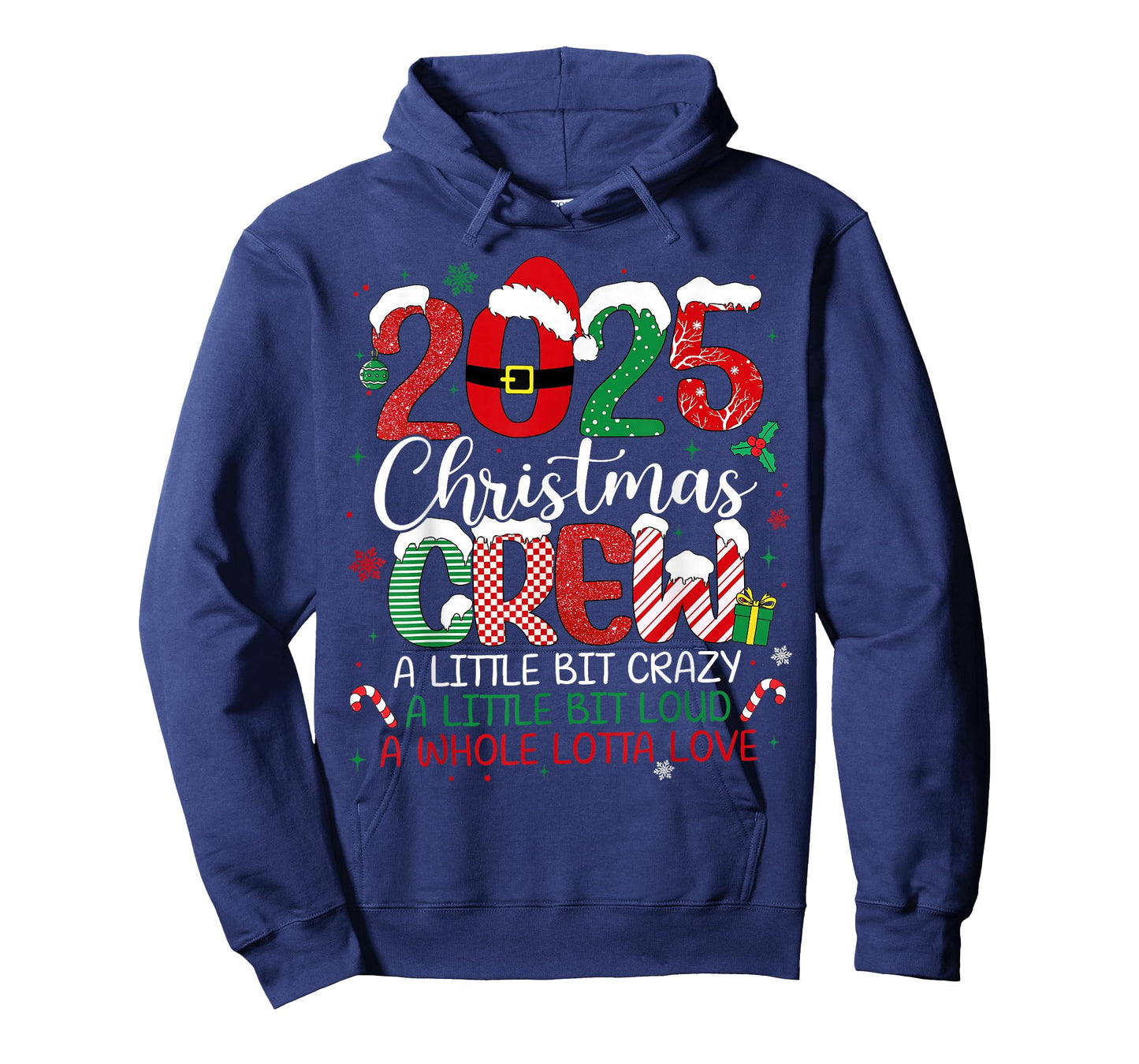 Family Christmas 2025 Matching Outfit Xmas Squad Santa T-Shirt