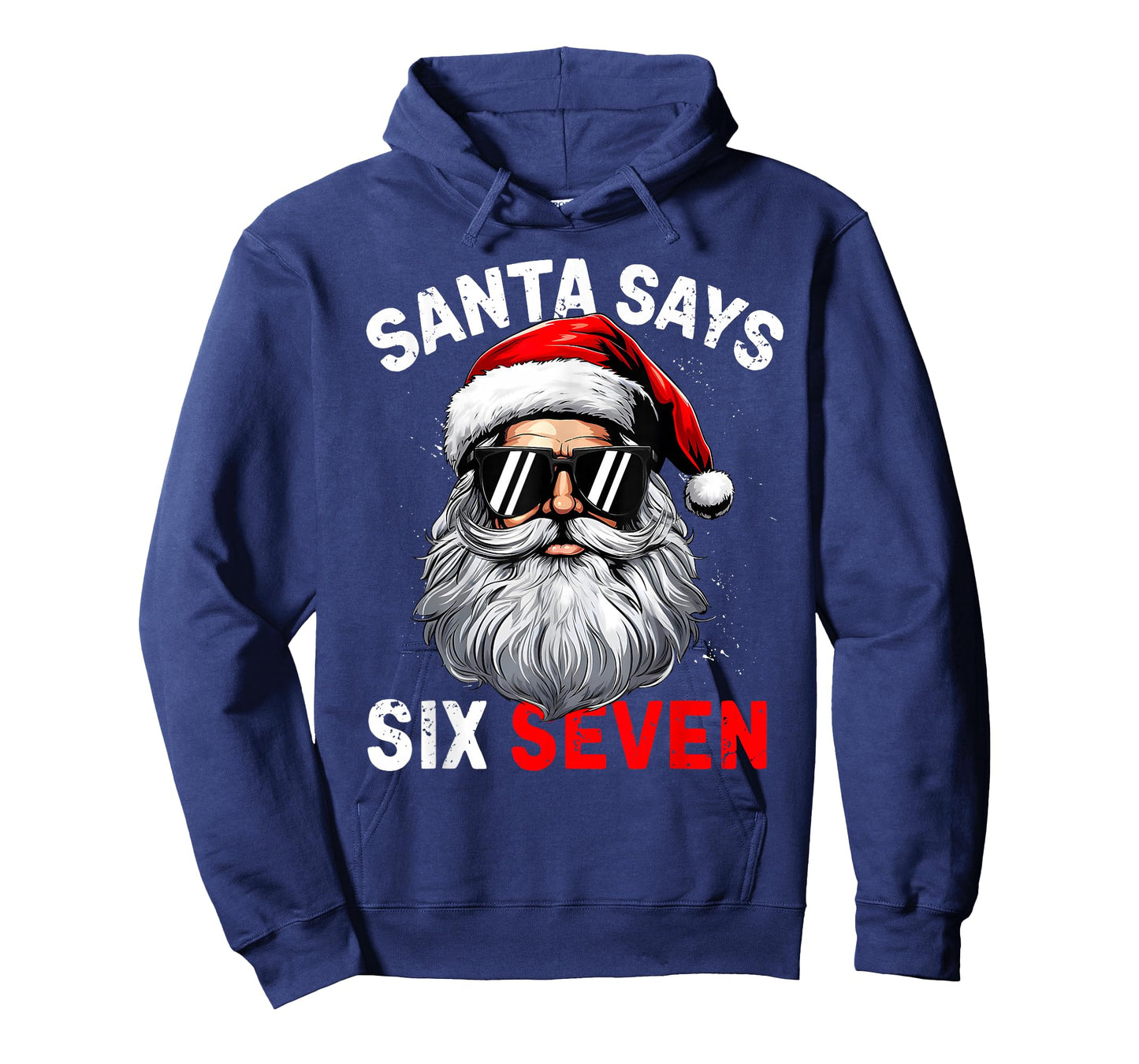 Santa Says Six Seven 6 7 Gen Z Alpha Meme Slang Christmas T-Shirt