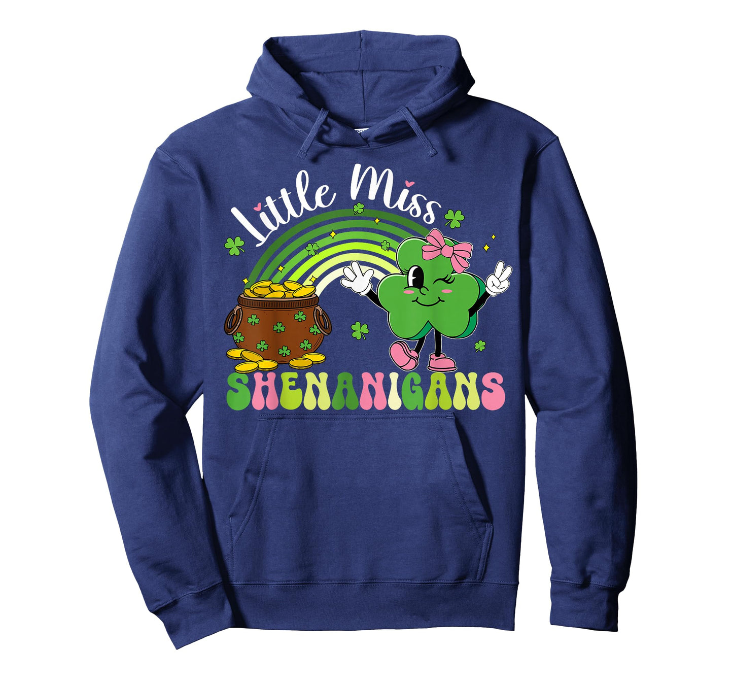 Little Miss Shenanigans St Patricks Day Kids Girls Toddler T-Shirt