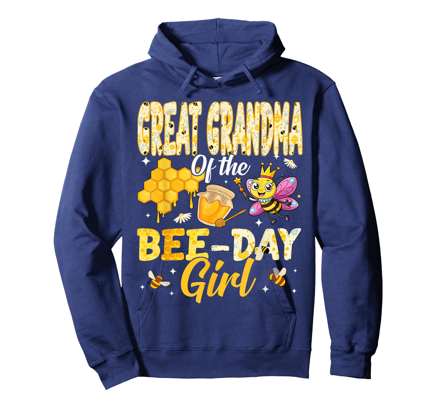 Great Grandma of The Bee Day Girl Birthday Family Matching T-Shirt