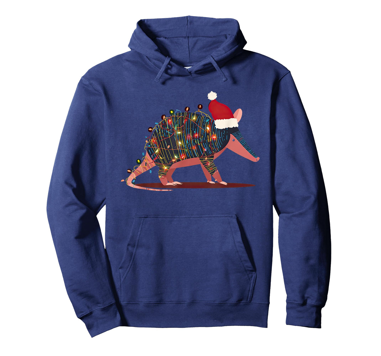 Funny Armadillo Christmas Graphics Animal Lights Lover T-Shirt