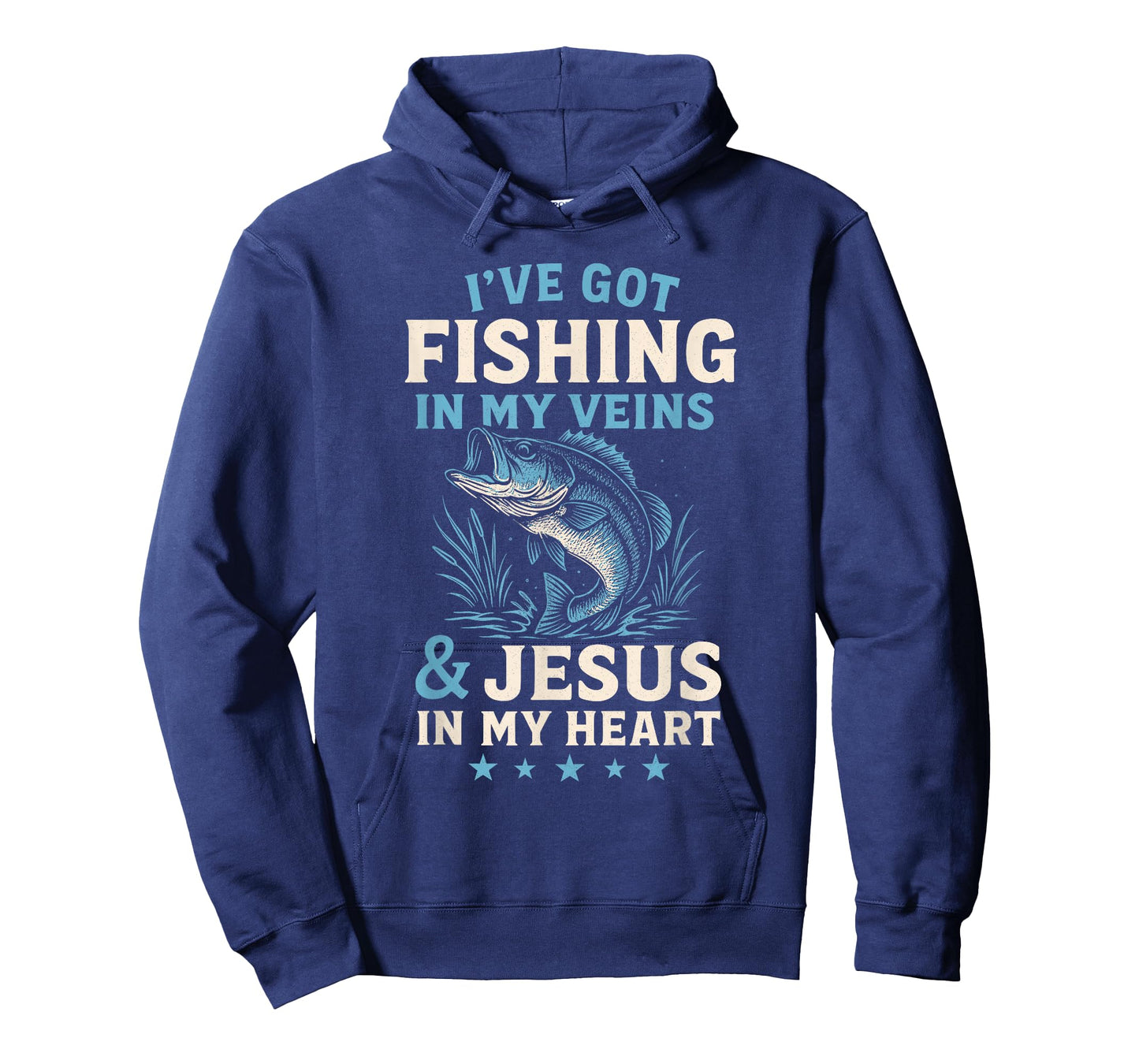 I've Got Fishing in My Veins & Jesus in My Heart T-Shirt