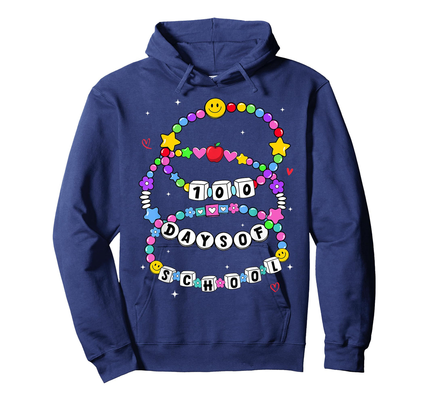 Friendship Bracelets 100 Days of School Shirts Teacher Girls T-Shirt
