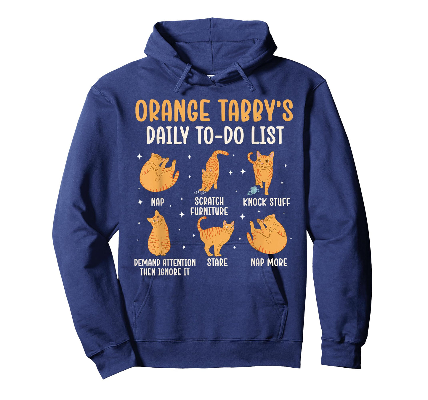 to Do List Orange Tabby Cat Owner Orange Tabby Cat Lover T-Shirt