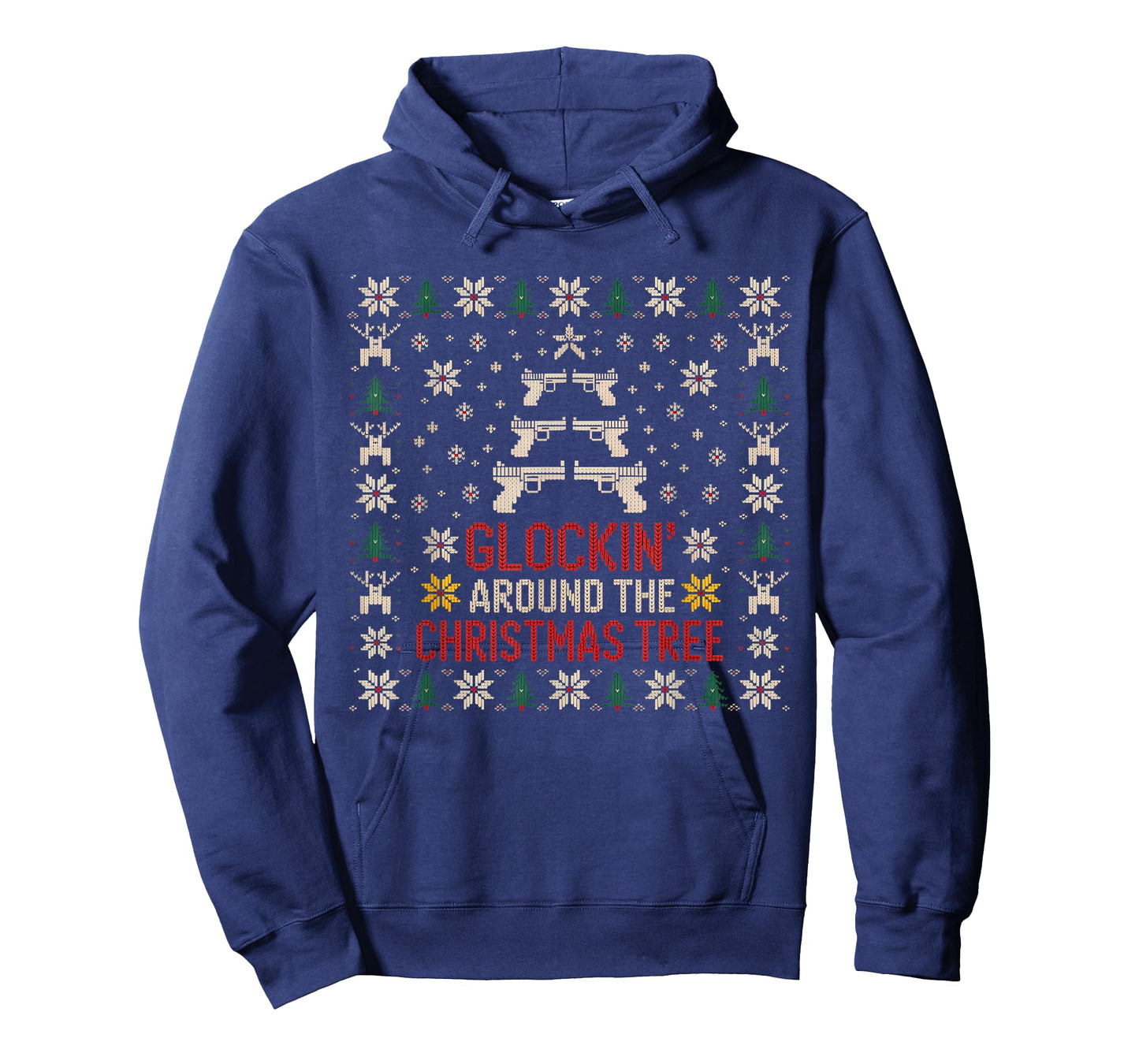 Glockin’ Around The Christmas Tree Gun Owner Ugly Xmas T-Shirt