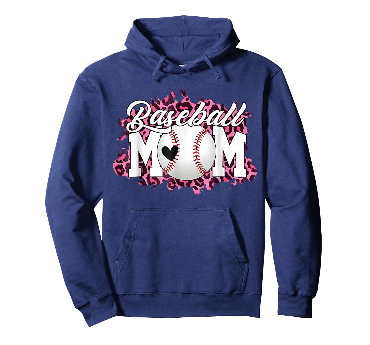 Baseball Mom Leopard Mama Game Day Mothers Day T-Shirt