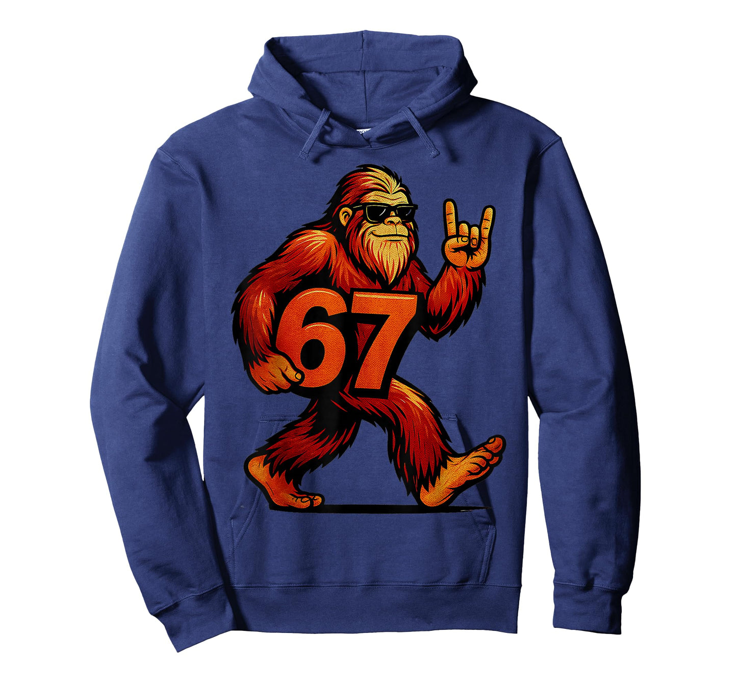 67 Funny Six Seven Gen Alpha Slang Bigfoot T-Shirt
