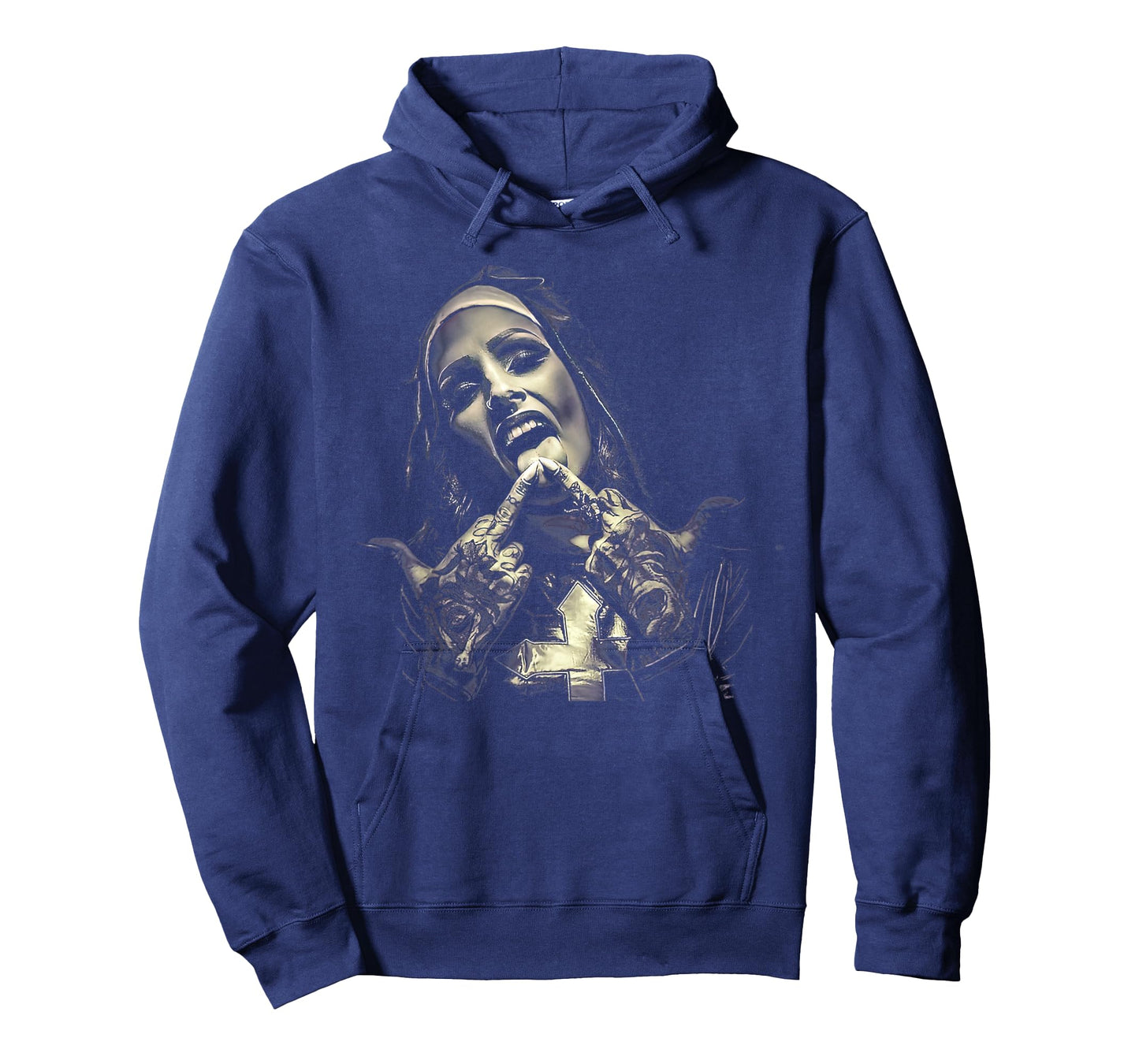 Occult Gothic Dark Satanic Nun Tattoos Unholy Nun Horror T-Shirt