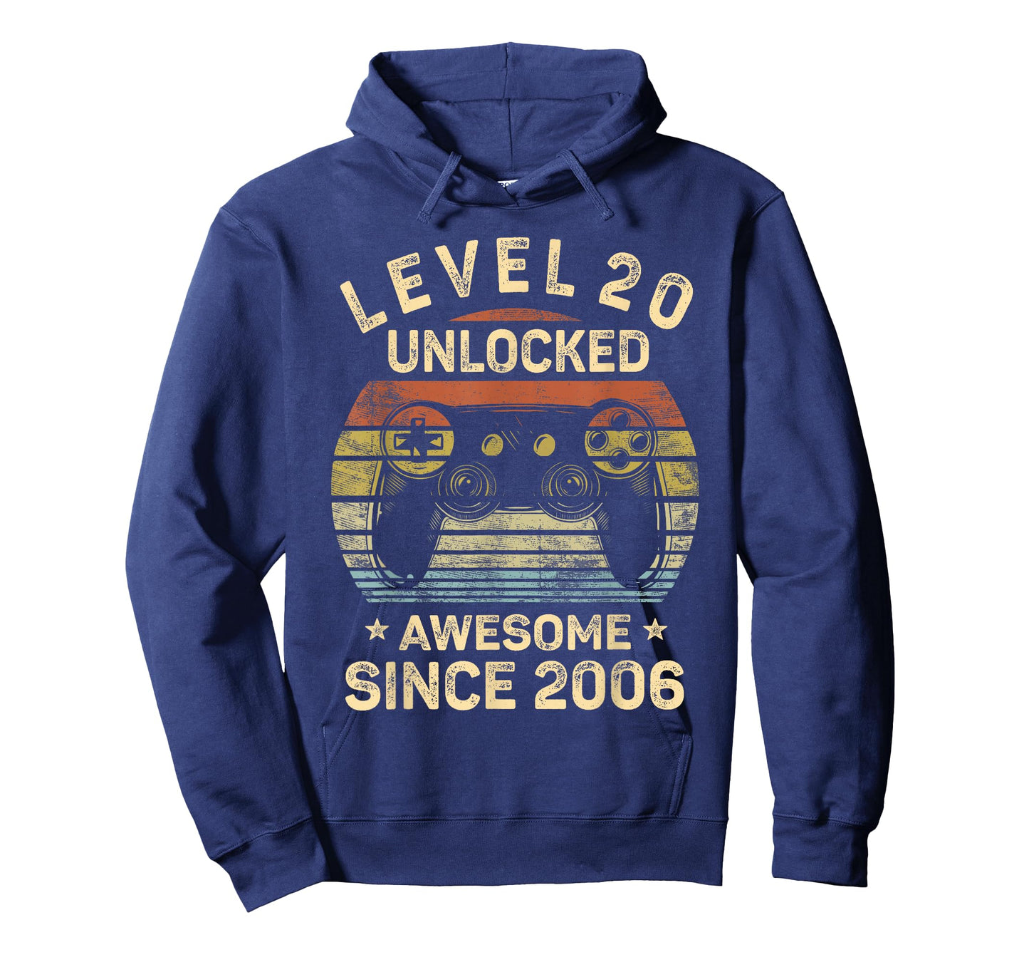 Level 20 Unlocked Awesome Since 2006 20th Birthday Gaming T-Shirt