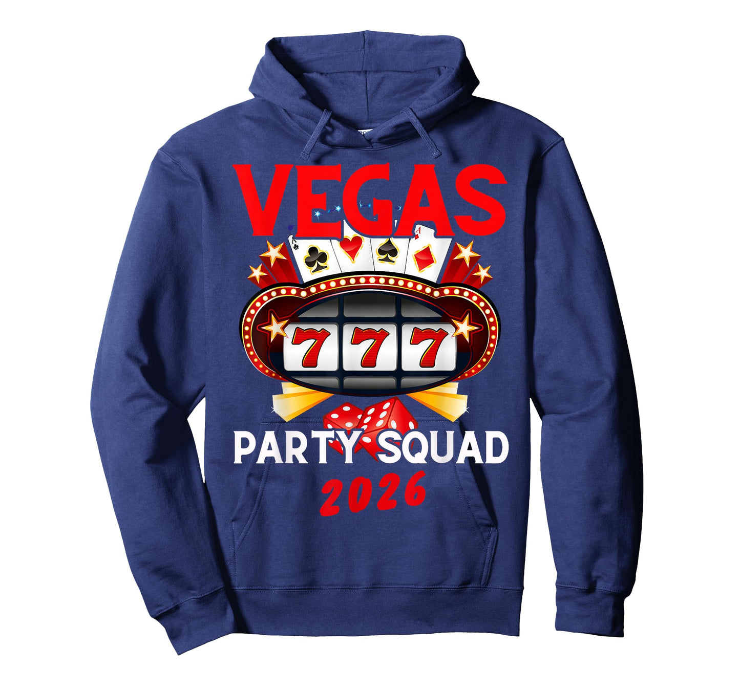 Vegas Squad Party 2026 Las Vegas Family Trip Group Matching T-Shirt