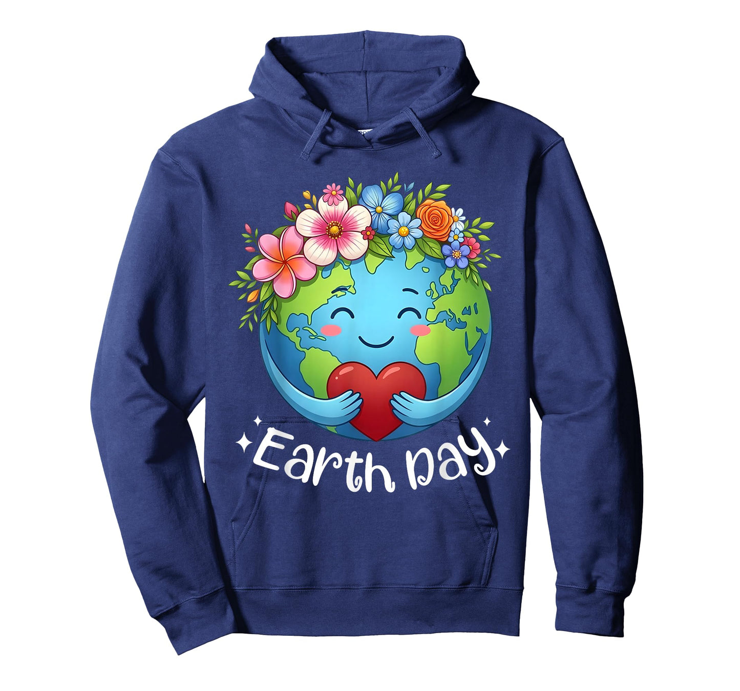 Happy Earth Day 2026 Cute Earth Planet Women Girls Kids T-Shirt