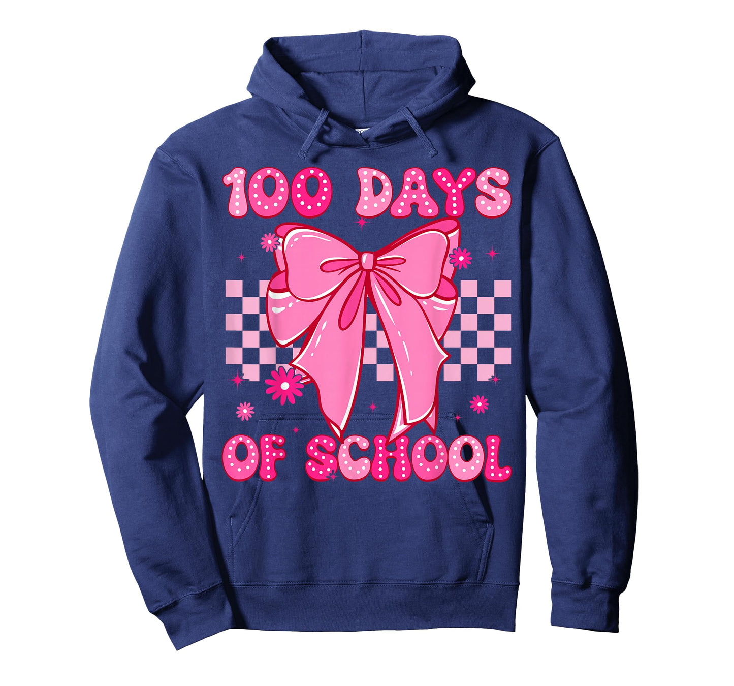 Coquette Bow 100th Day of School 100 Days Girls Women Kids T-Shirt