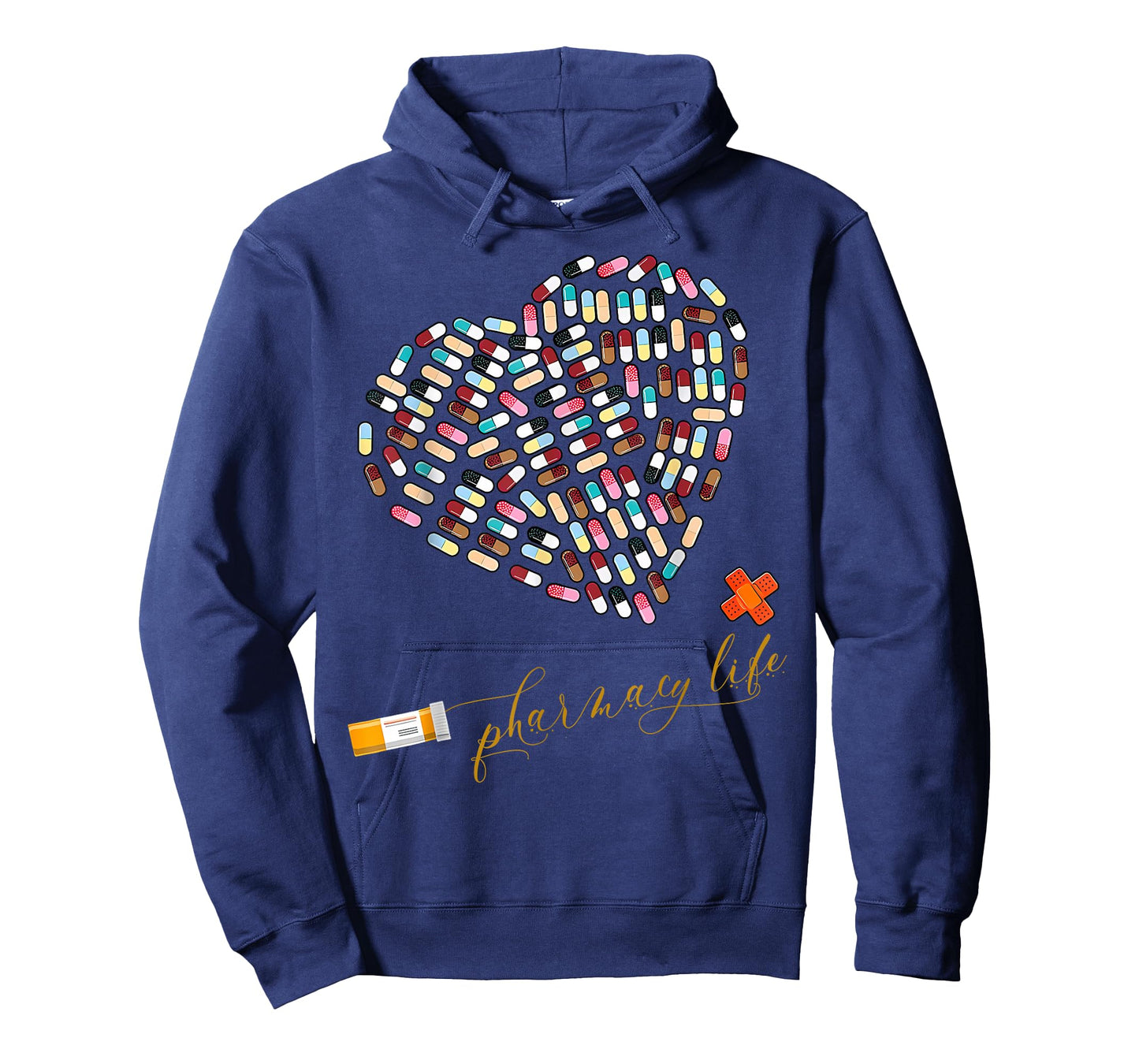Pharmacy Life Pharmacist Heart Valentines Day PharmD Nurse T-Shirt
