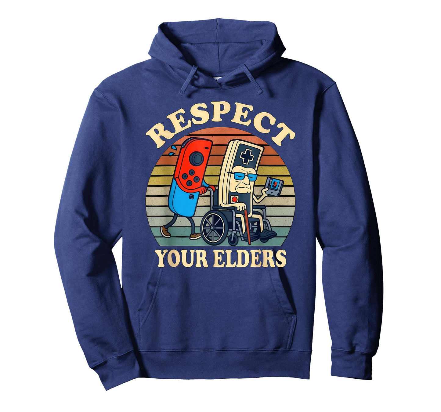 Respect Your Elders Gaming Control Retro Funny Gamer T-Shirt