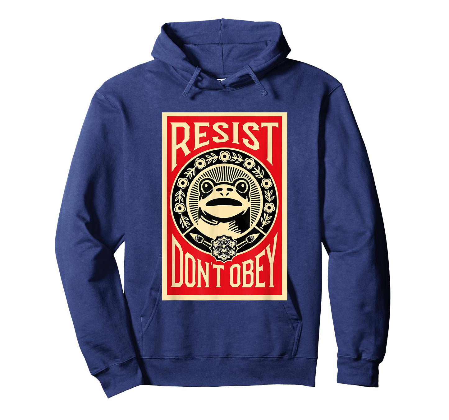 Resist Don't Obey Frog Portland Protest Graphic Art Justice T-Shirt