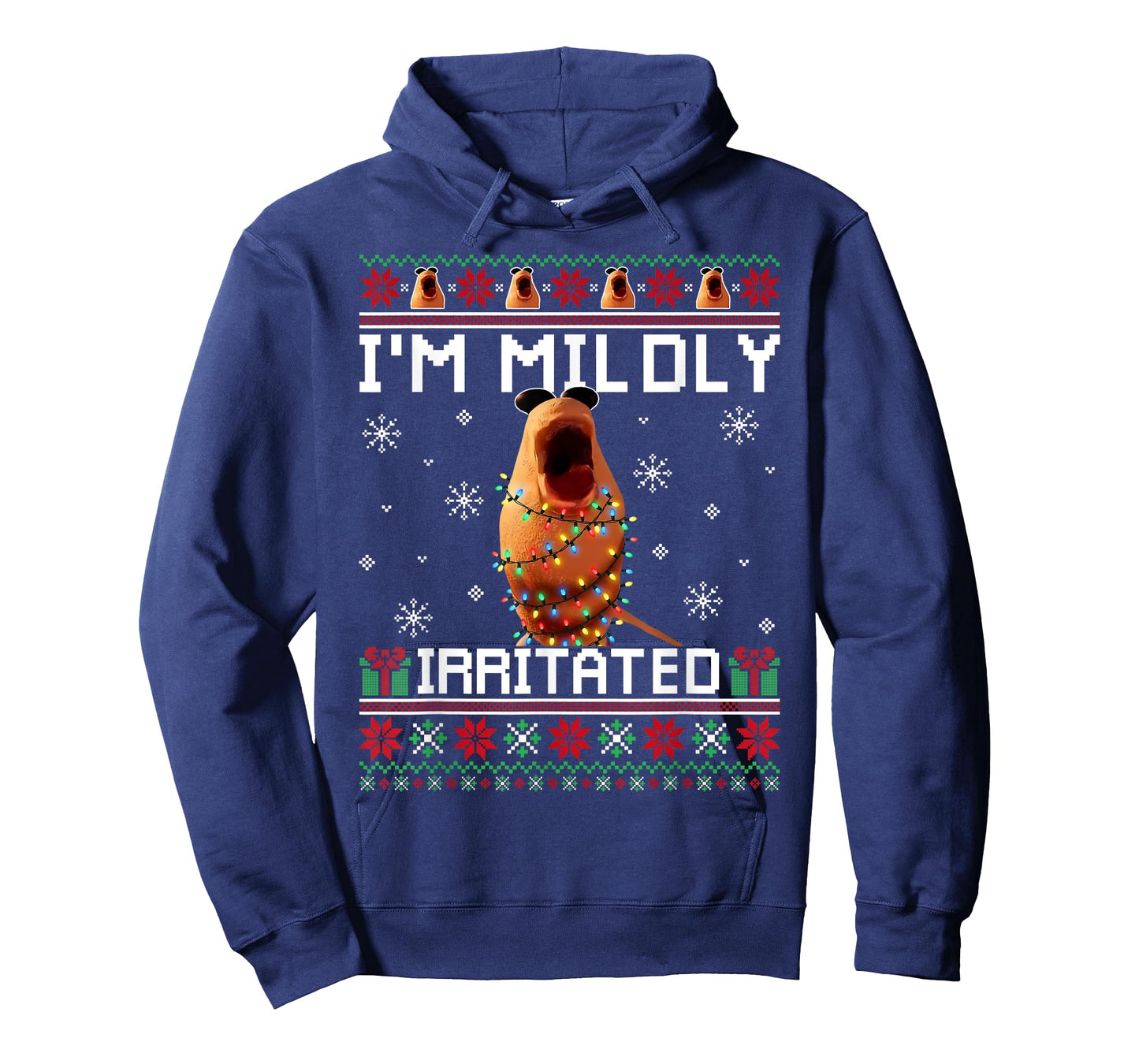 I'm Mildly Irritated Marcus The Worm Christmas Funny Meme T-Shirt