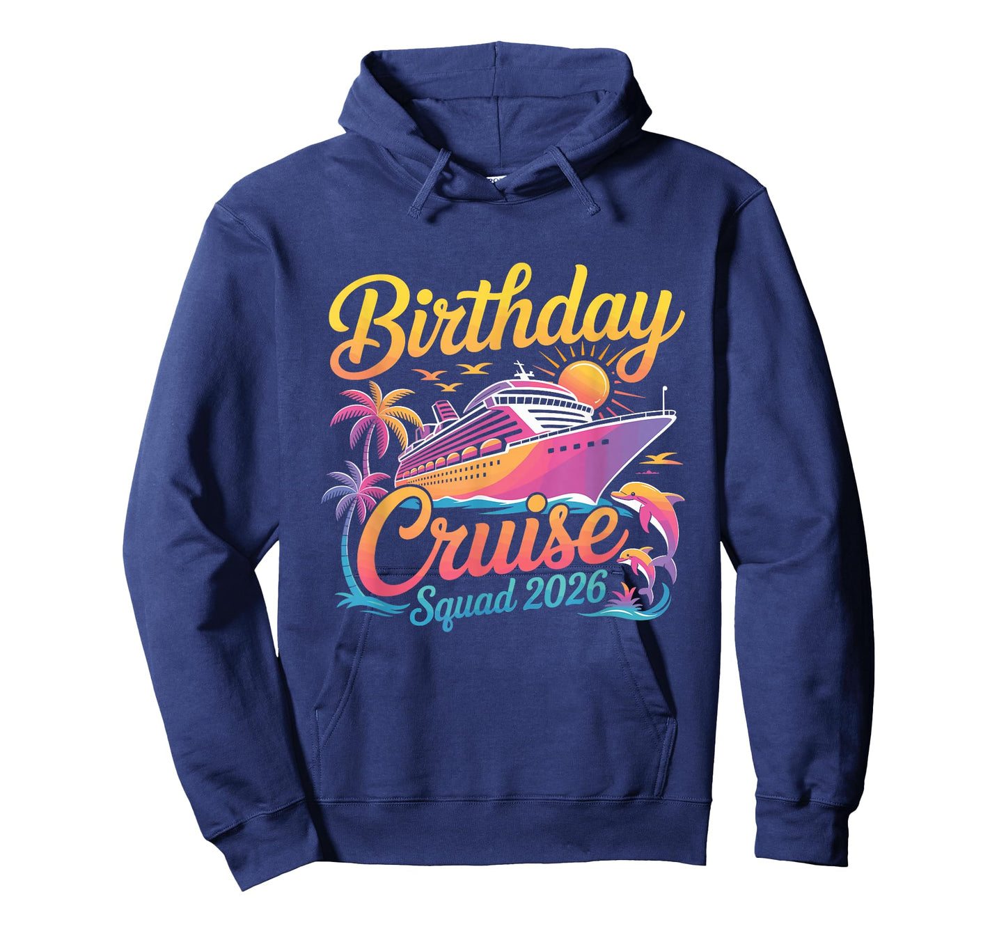 Birthday Cruise Squad 2026 Vacation Summer Trip Family T-Shirt