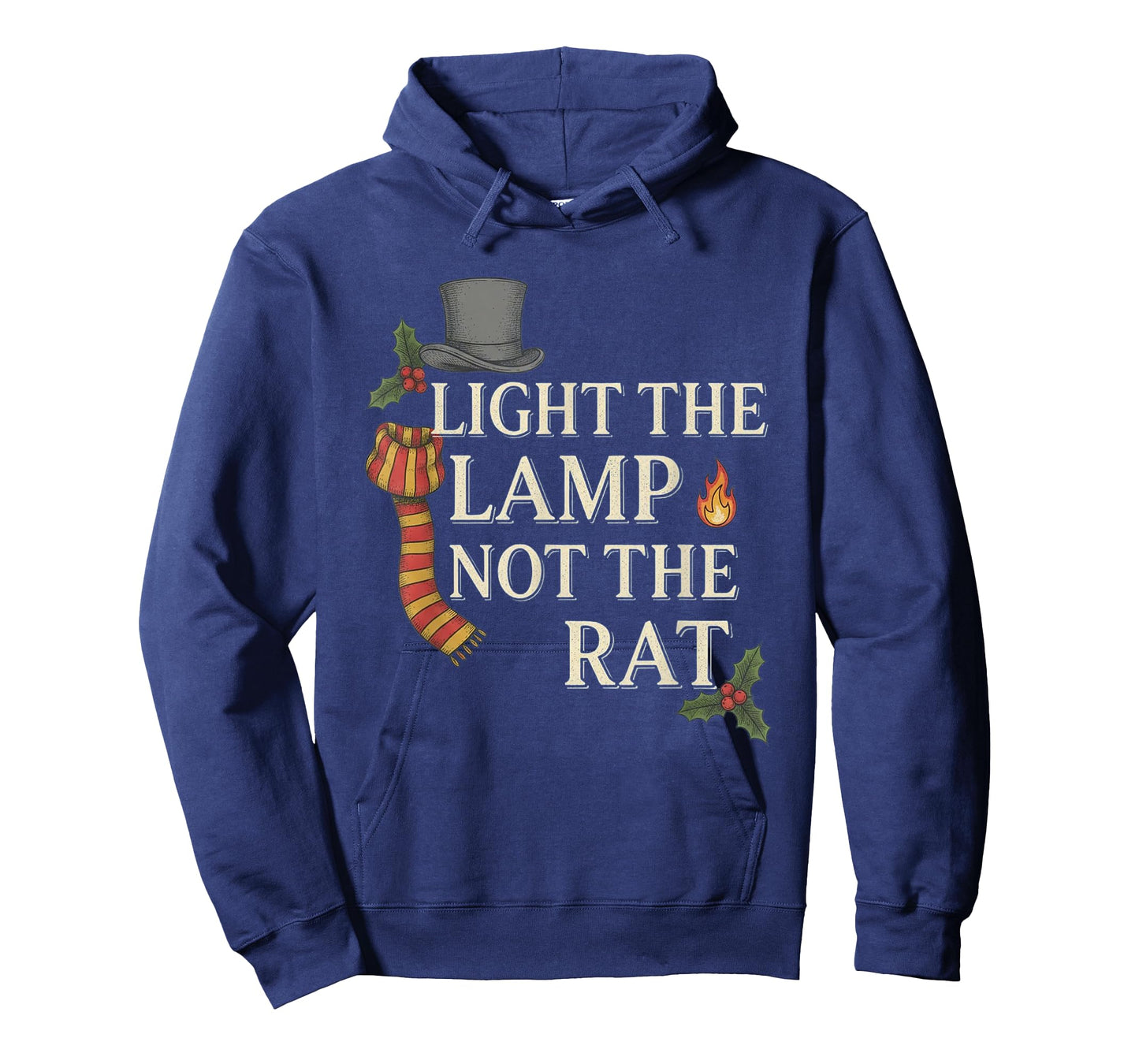 Light The Lamp Not The Rat Christmas Funny Novelty T-Shirt