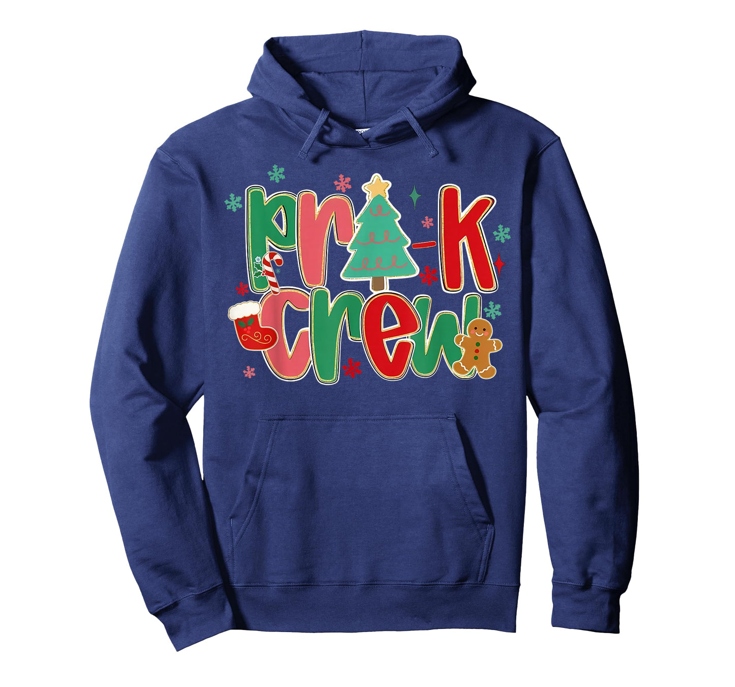 Pre-K Crew Christmas Teacher Preschool Team School Staff T-Shirt