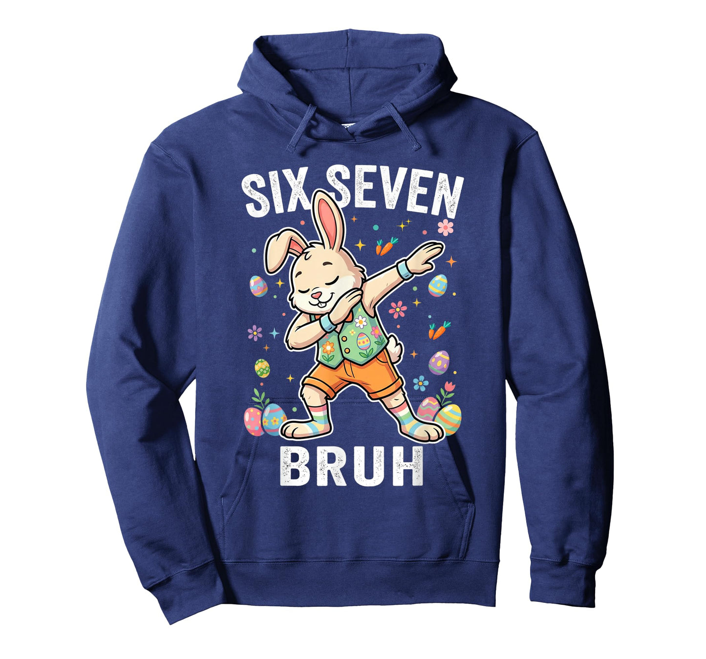 Six Seven Bruh 67 Easter Day Bunny Funny Dabbing Rabbit Meme T-Shirt