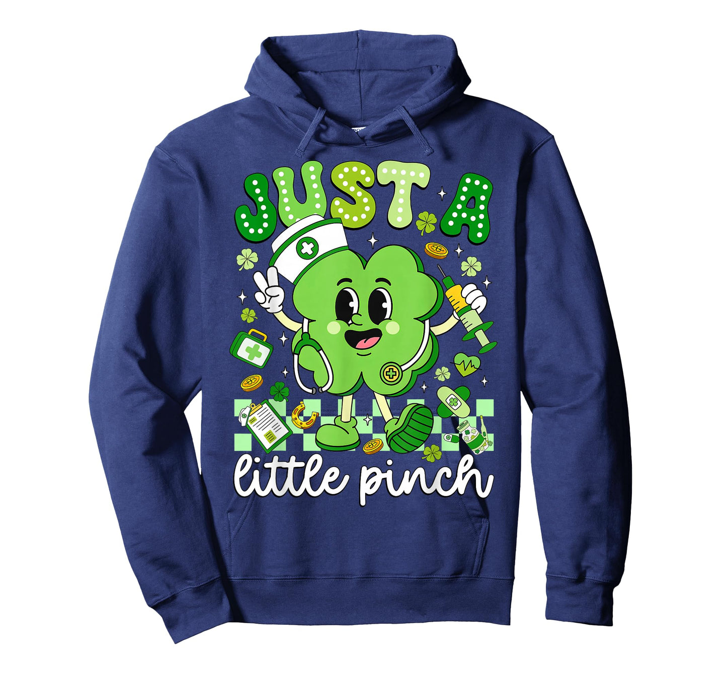 Just A Little Pinch Shamrock Nurse St Patricks Day Women T-Shirt