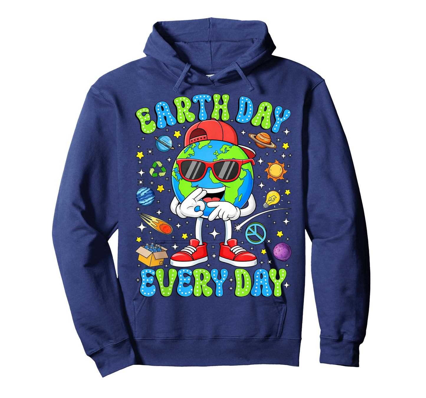 67 Earth Day Everyday 6 7 Bruh Earth Six Seven Boys Kids T-Shirt