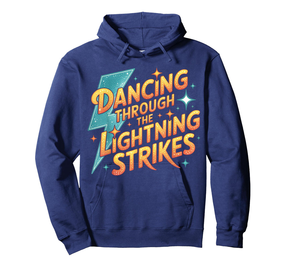 Dancing Through The Lightning Strikes Retro T-Shirt