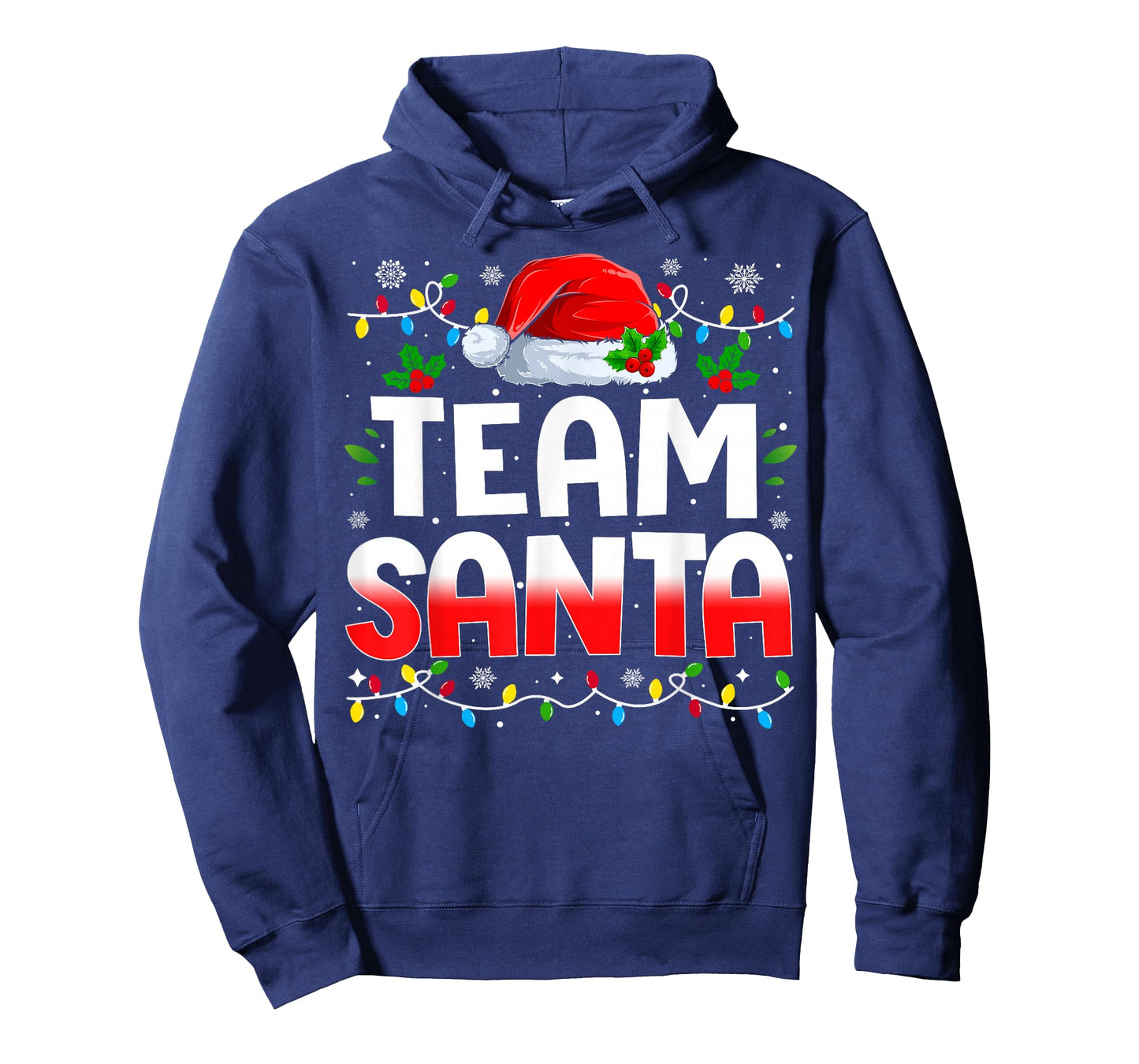 Team Santa Claus Christmas Family Matching Pajama Funny Xmas T-Shirt