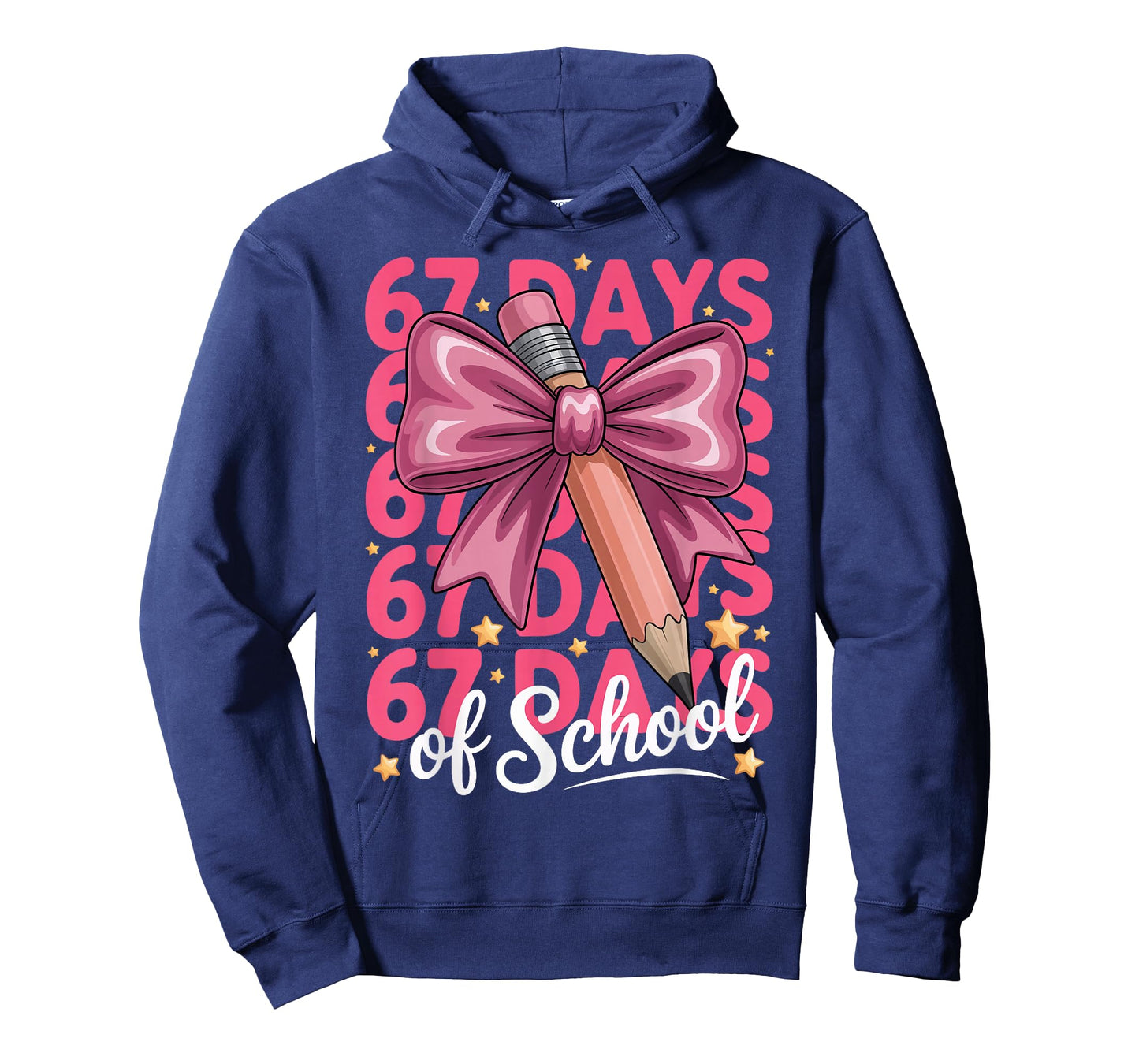 6 7 Days of School Girls Coquette Bow Cute Funny Six Seven T-Shirt
