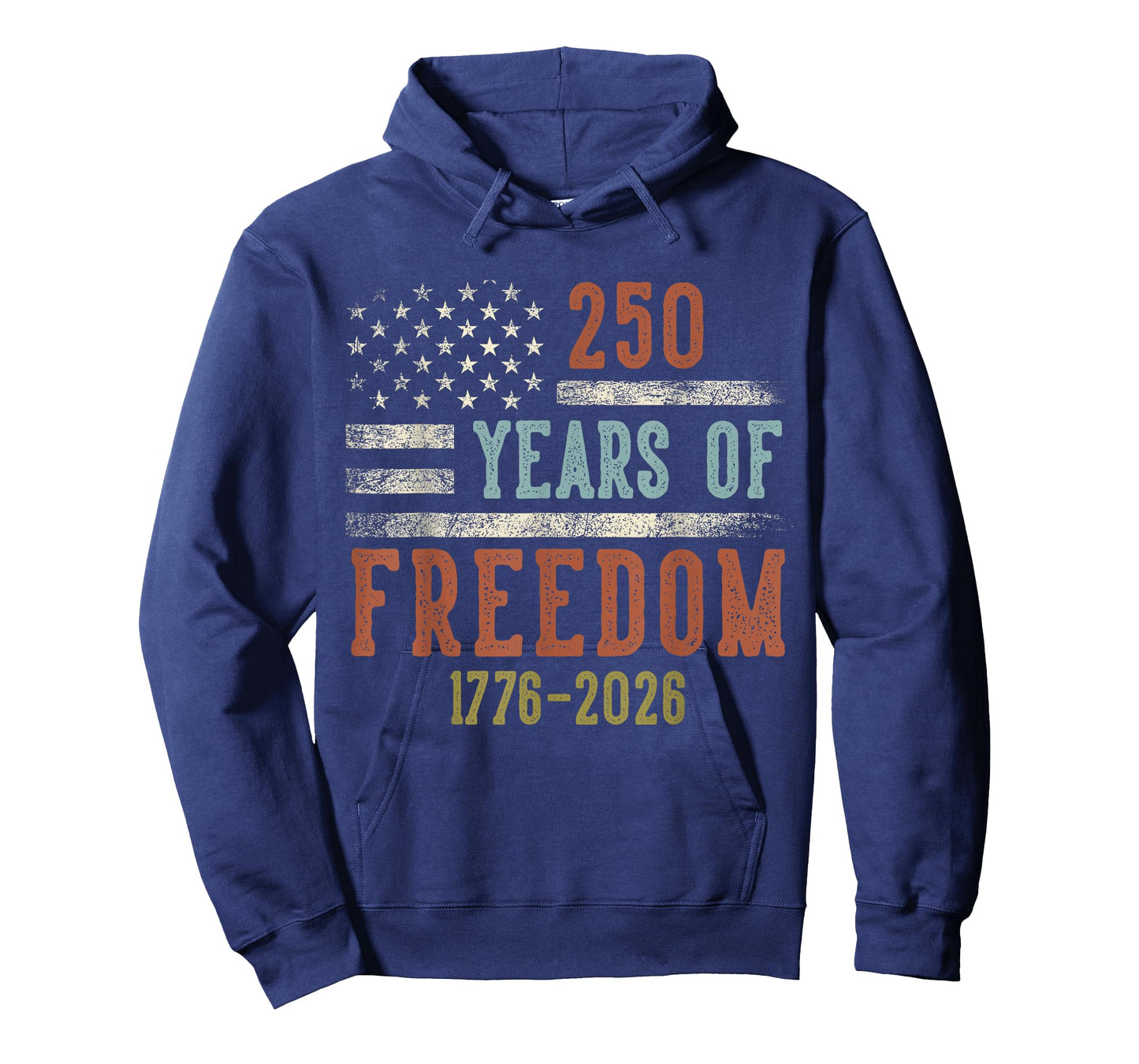 250 Years of Freedom 1776-2026 USA Birthday Gifts Veterans T-Shirt