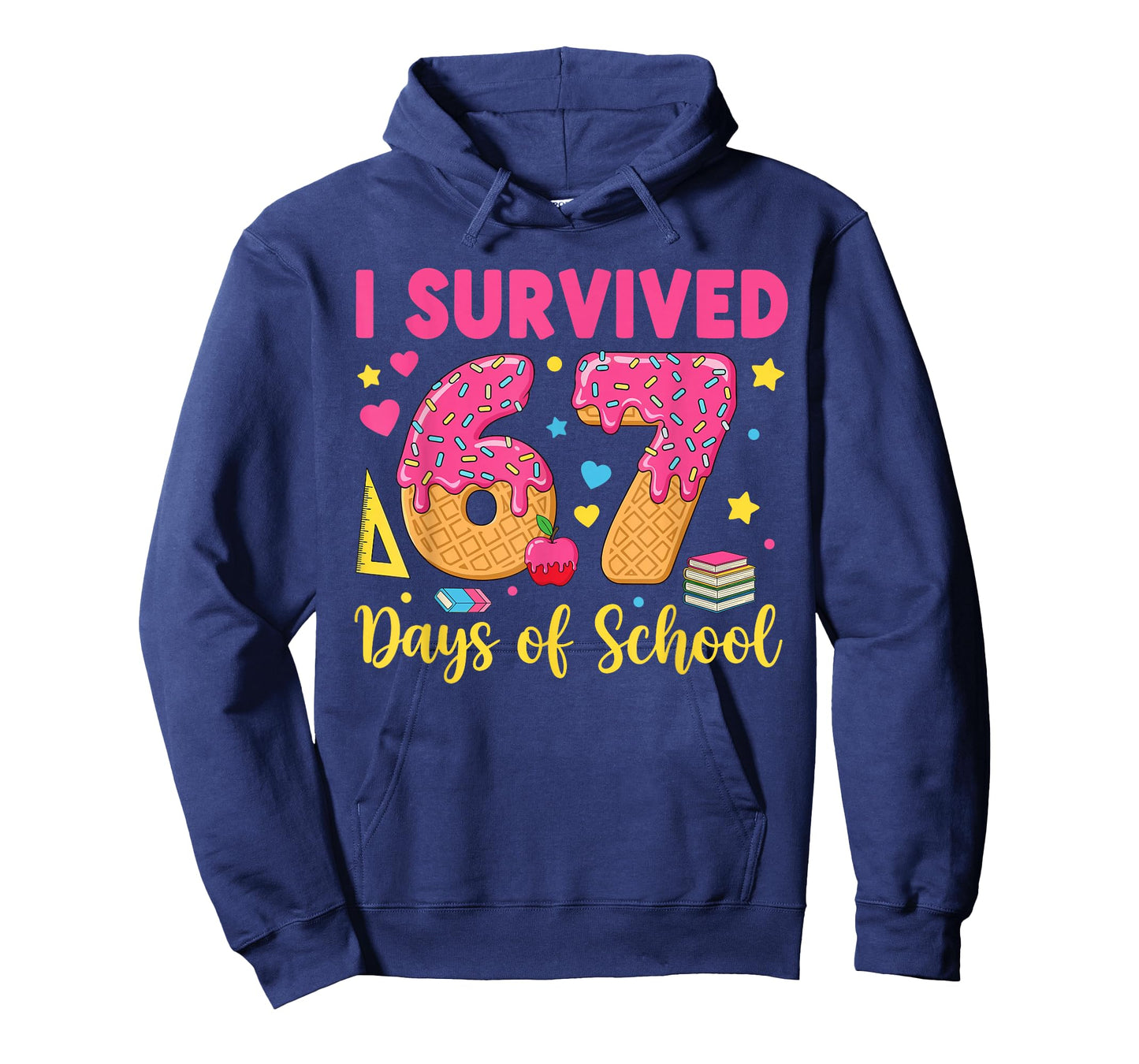 I Survived 67 Days of School 67 Teacher Student 67 Meme T-Shirt