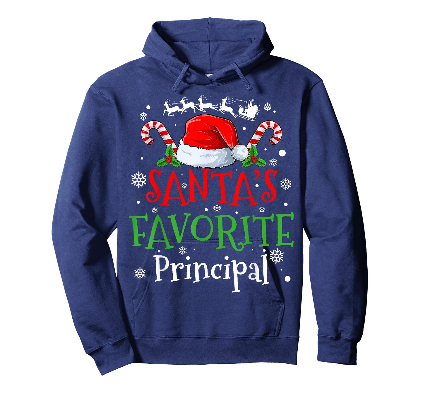 Santa's Favorite Principal Christmas Party T-Shirt