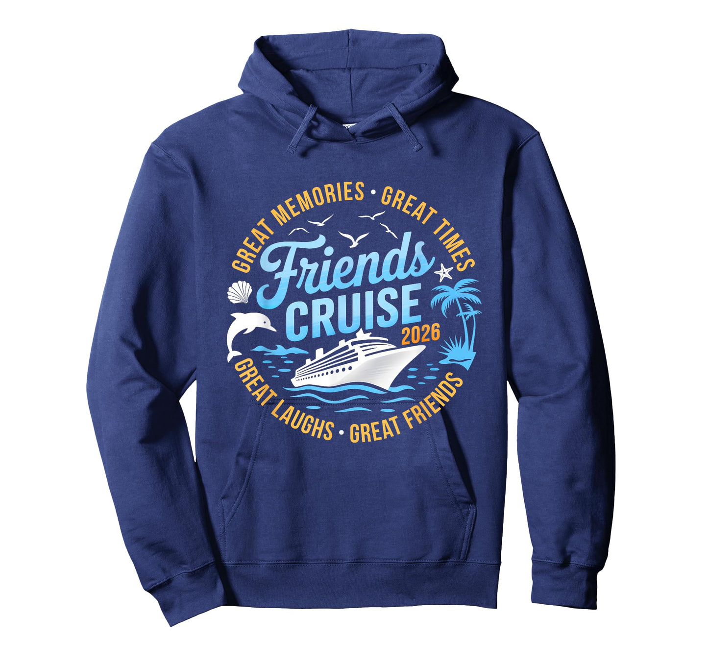 Friends Cruise 2026 Matching Group Vacation Trip Cruising T-Shirt
