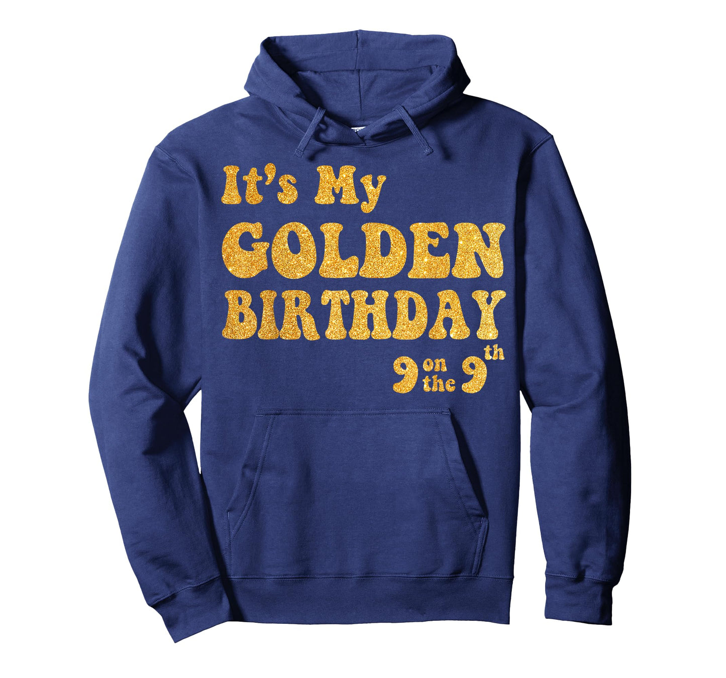 It's My 9th Golden Birthday 9 Year Old Bday Kids Groovy T-Shirt