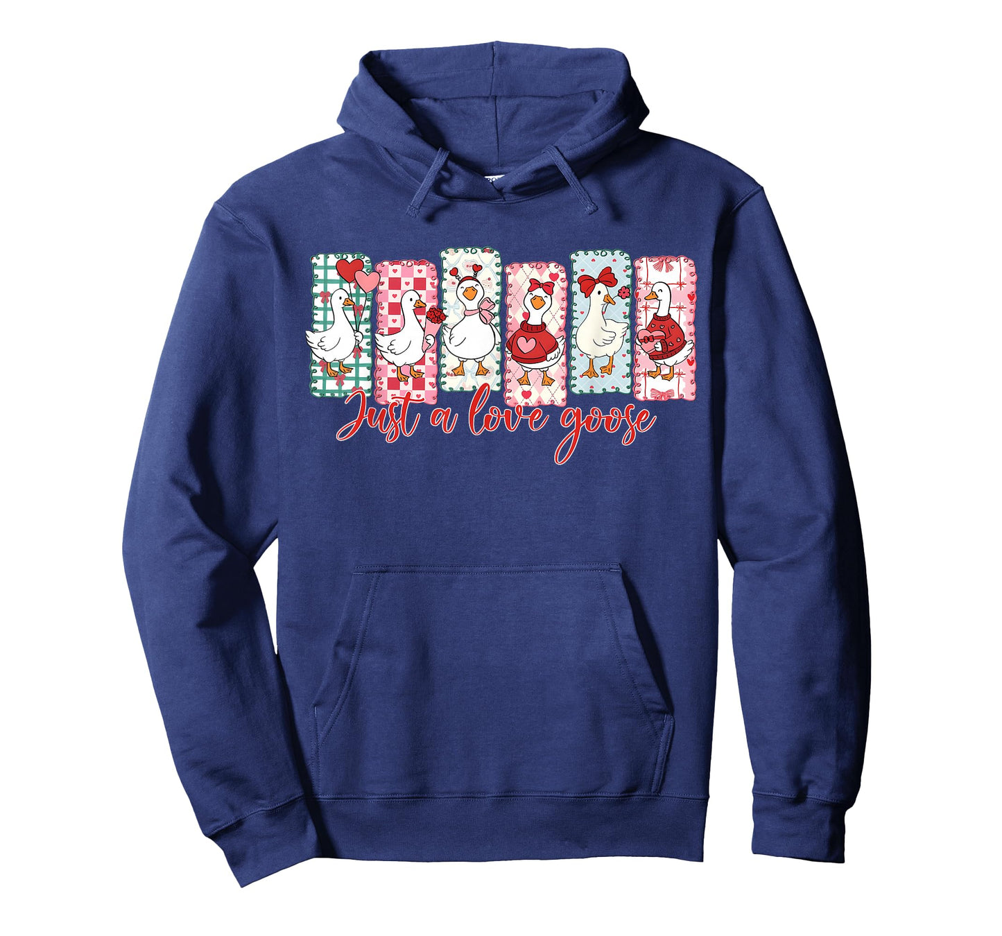 Valentine Silly Goose Just A Lovely Goose Girl Women Kid T-Shirt