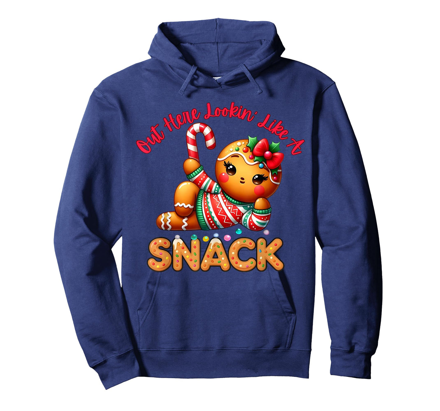 Out here Lookin' Like a Snack Funny Gingerbread Xmas T-Shirt