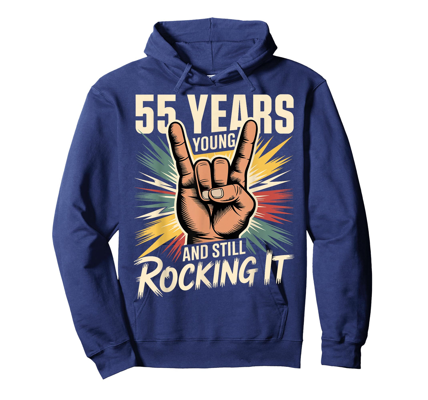 55 Years Young and Still Rocking It 55th Birthday Funny T-Shirt