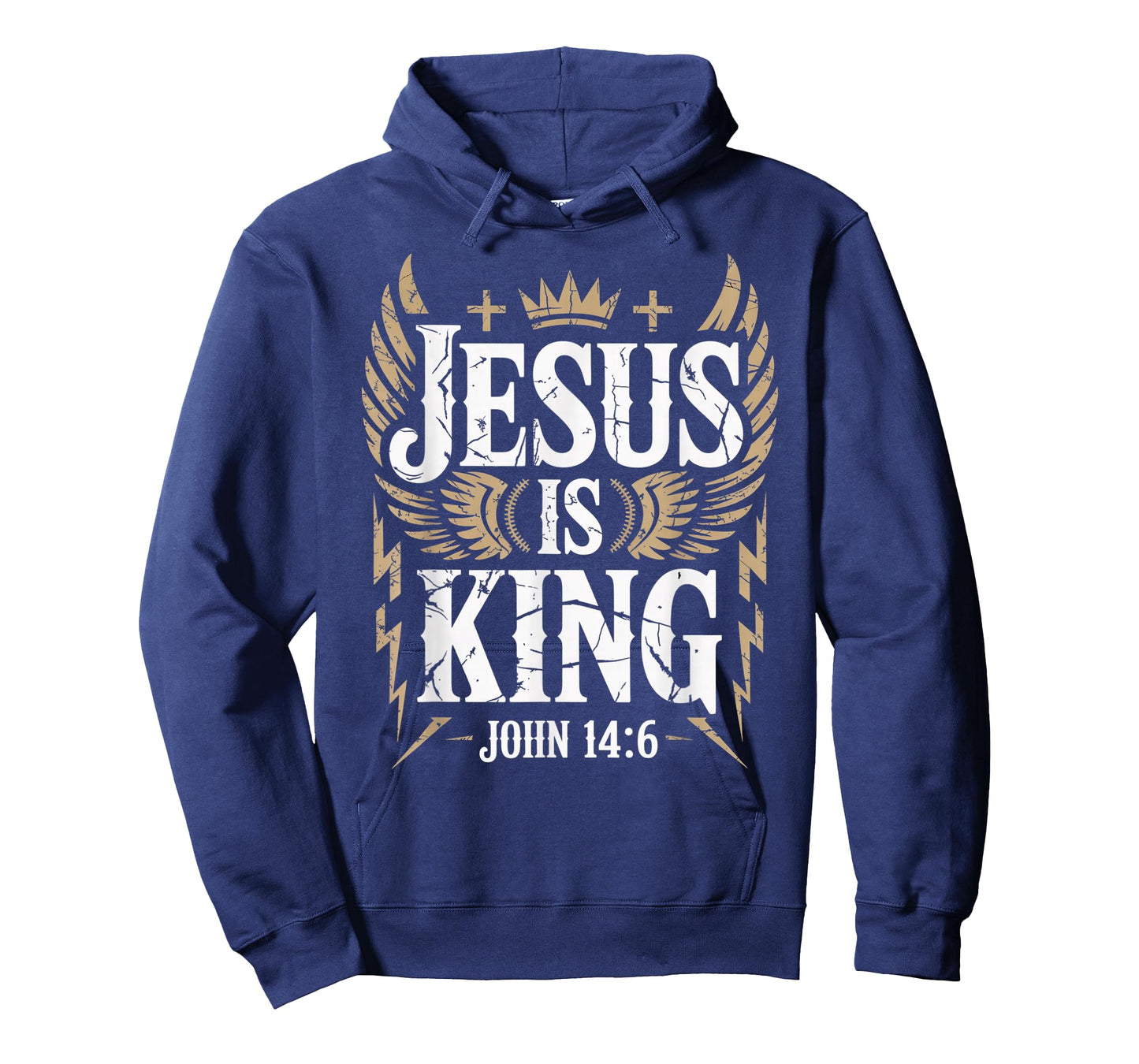 Jesus is King Bible Verse John 14:6 Christian God Religious T-Shirt