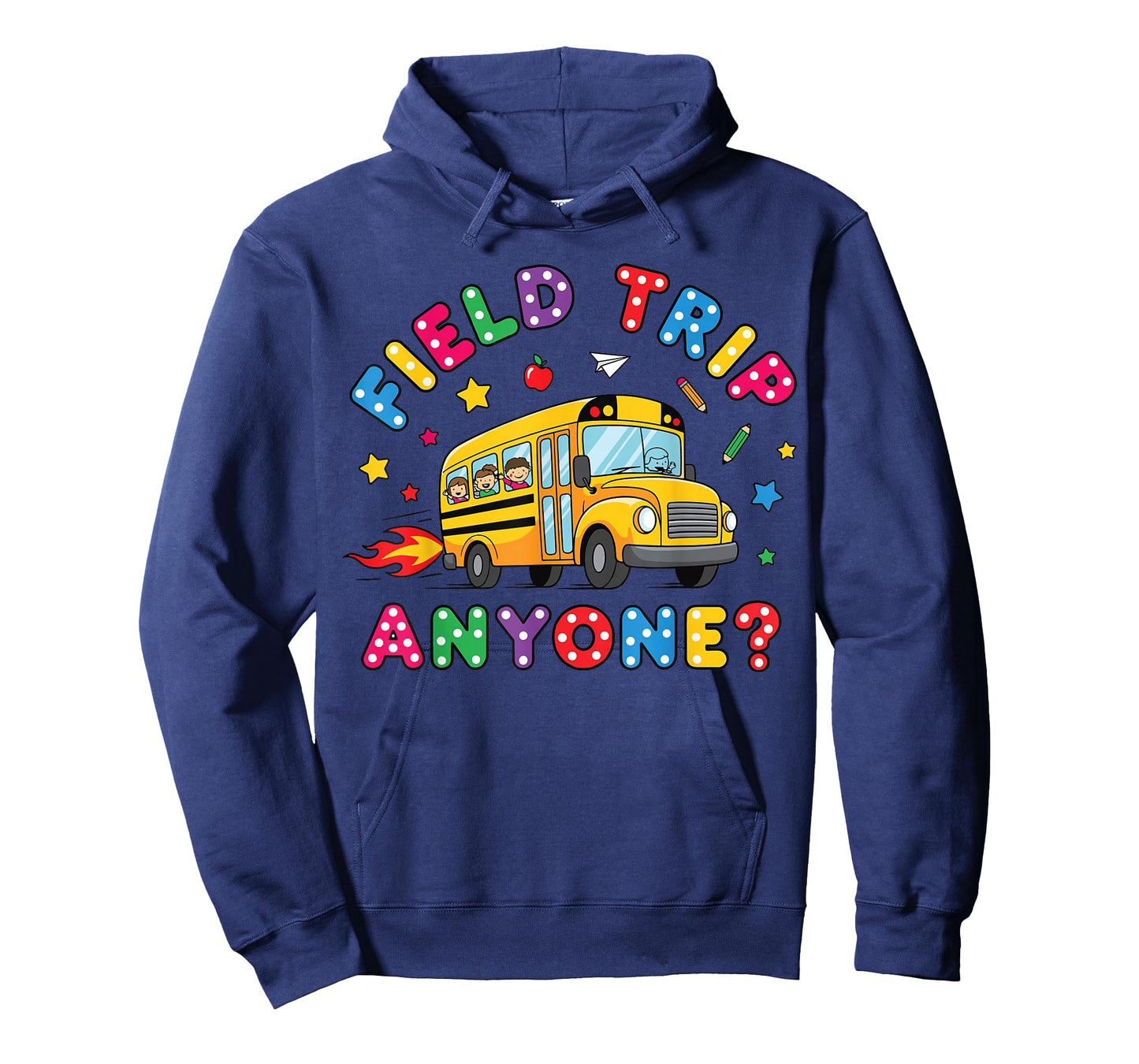 Field Trip Anyone School Bus Driver Field Day Funny Driver T-Shirt