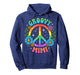 Funny Groovy Mimi Floral Hippie Grandmother Mom Mother Retro T-Shirt