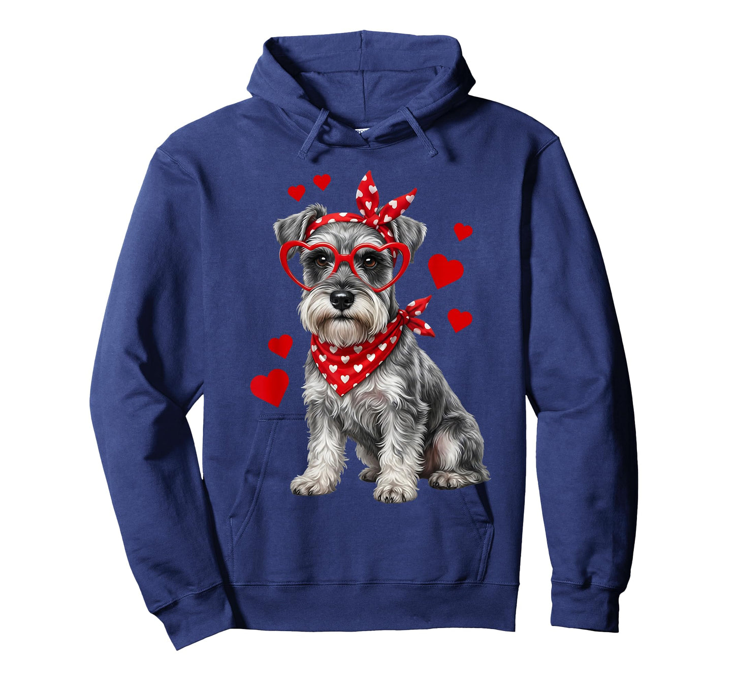 Miniature Schnauzer Valentines Day Dog Lover Heart T-Shirt