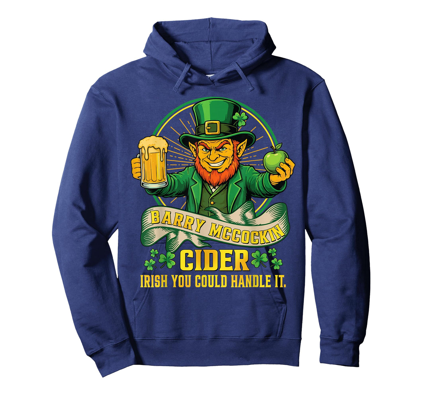 Vintage Barry Maccockin Cider Funny St Patrick's Day T-Shirt