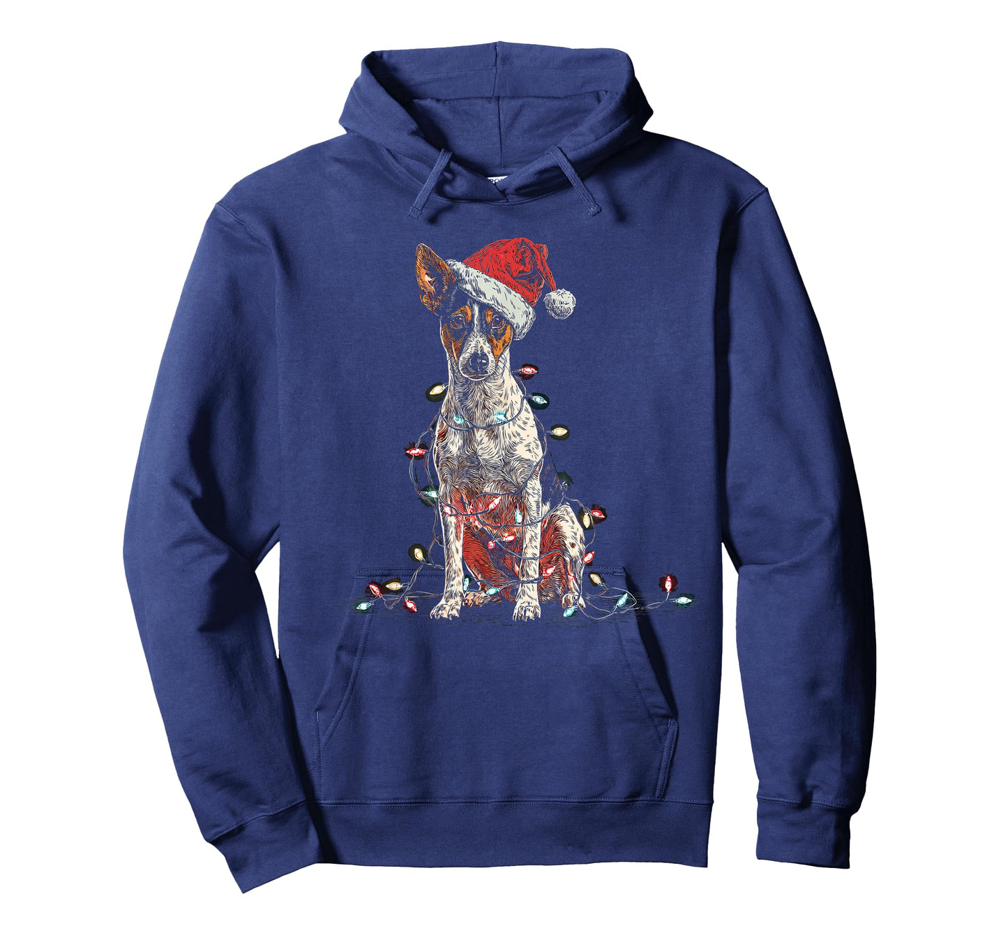 Funny Rat Terrier Christmas Graphics Dog Lights Lover T-Shirt