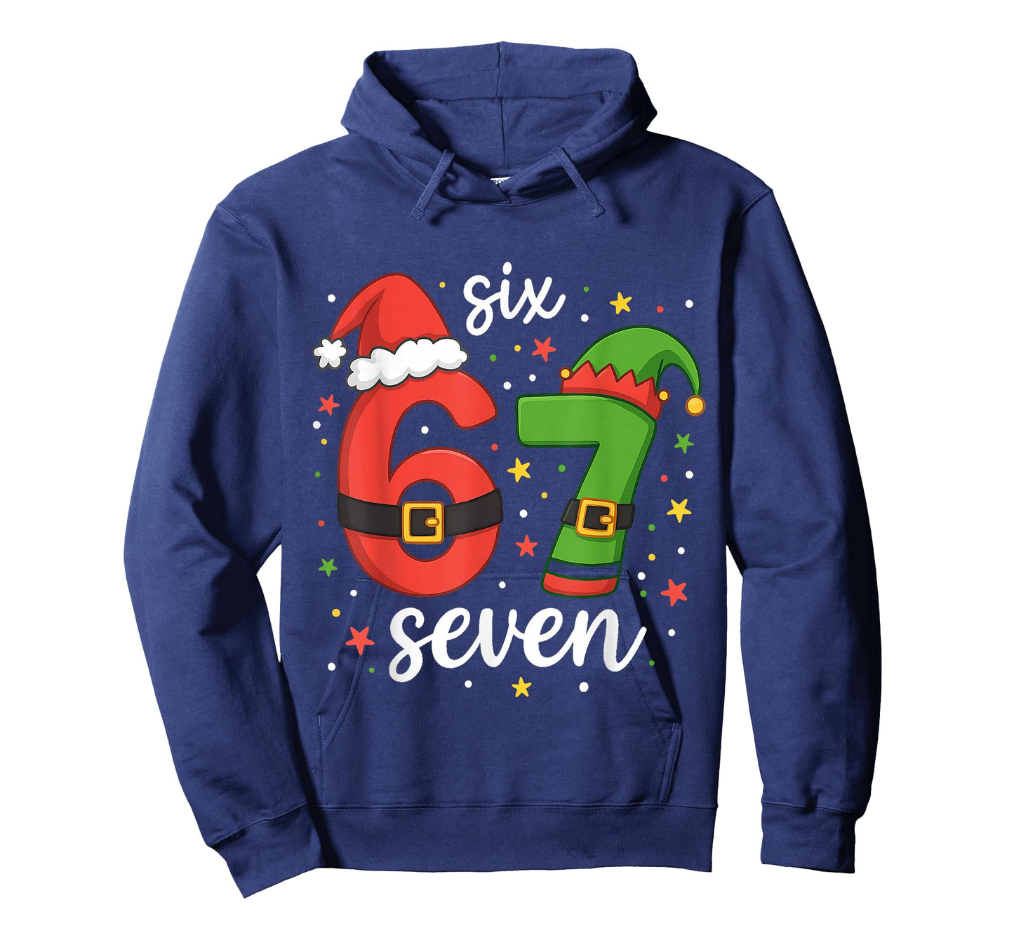67 Christmas Six Seven Funny 6 7 Meme Christmas T-Shirt