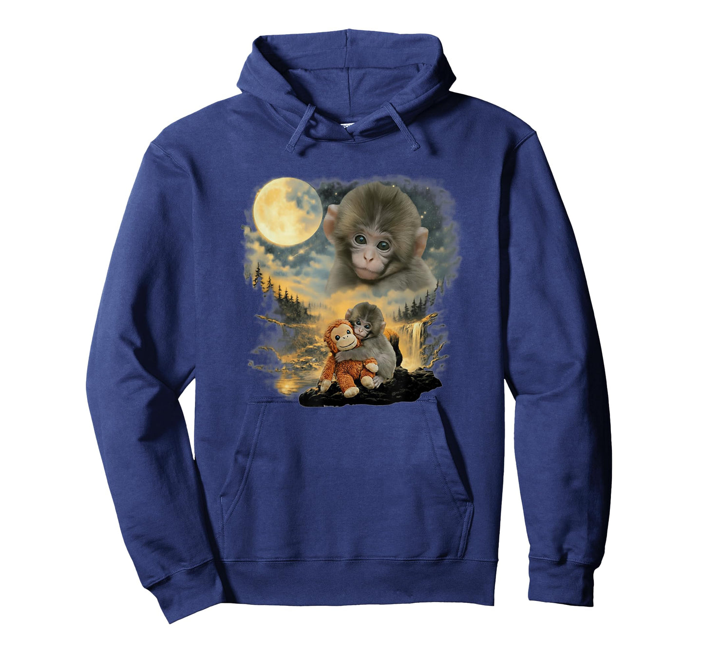 Punch Baby Monkey Japanese Macaque Monkey Lovers Design T-Shirt